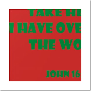 John 16:33 Posters and Art